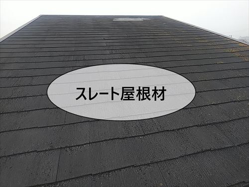 使用屋根材　スレート